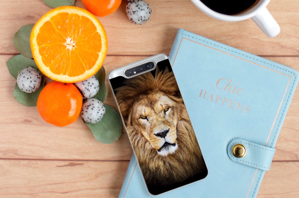 Samsung Galaxy A80 TPU Hoesje Leeuw