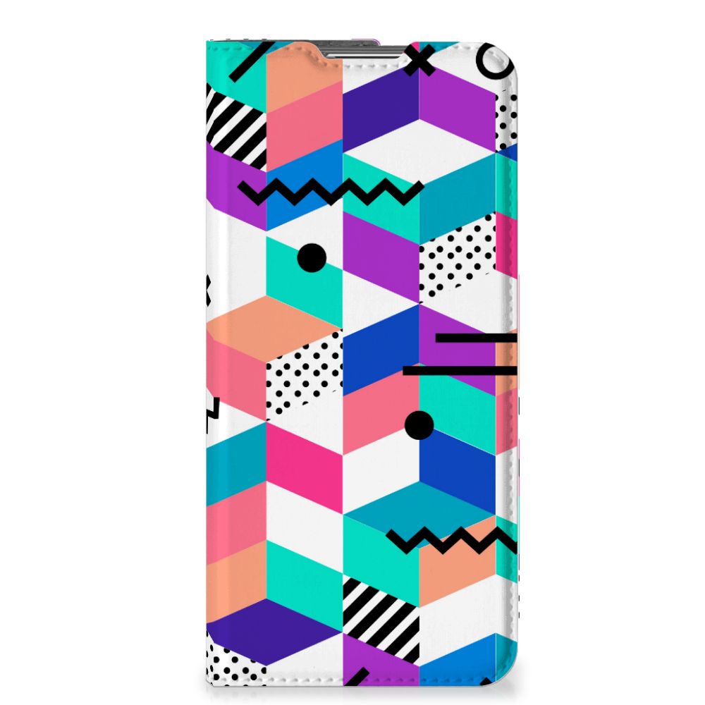 OPPO Find X5 Pro Stand Case Blokken Kleurrijk - B2C Telecom
