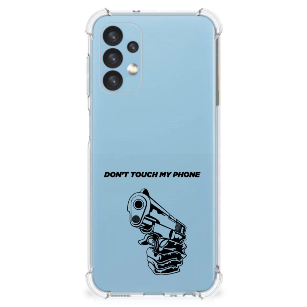 Samsung Galaxy A13 (4G) Anti Shock Case Gun Don't Touch My Phone B2C Telecom