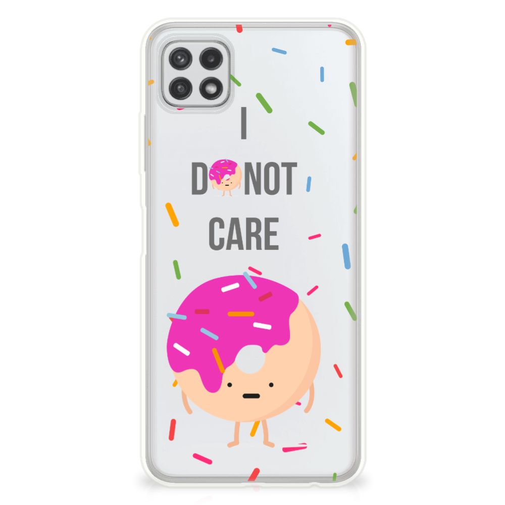 Samsung Galaxy A22 5G Siliconen Case Donut Roze
