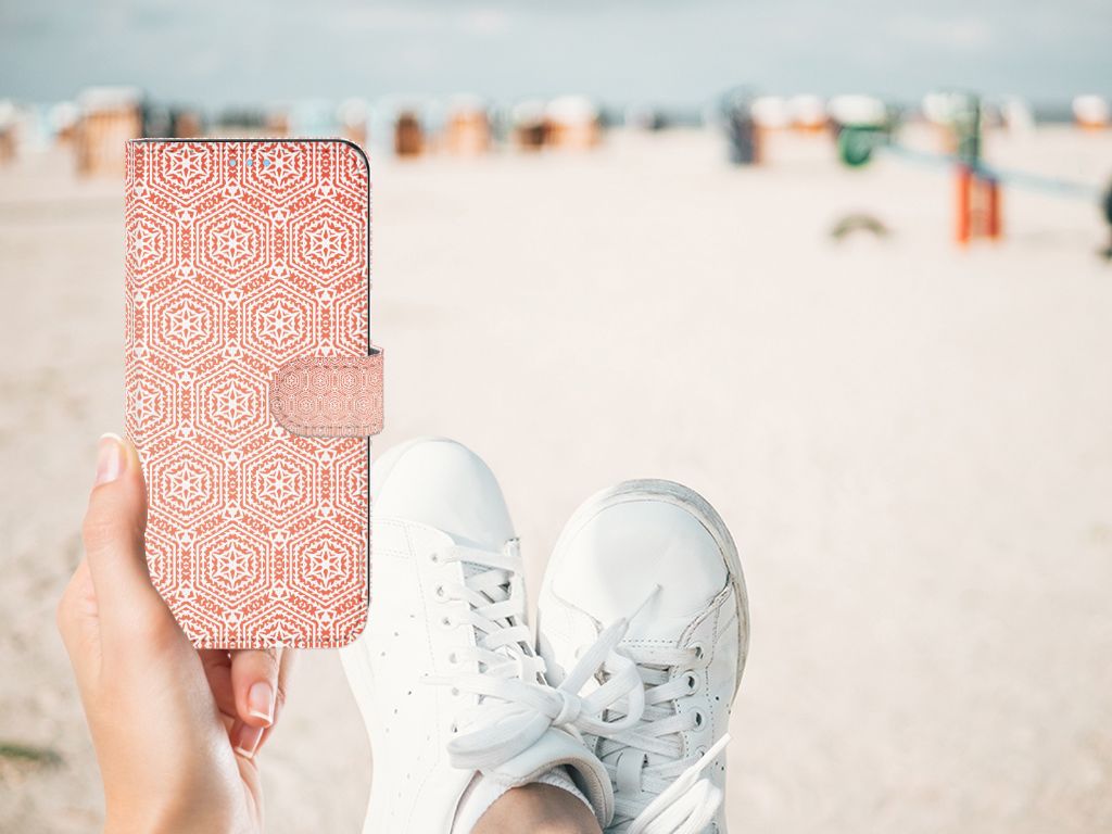 OPPO A74 4G Telefoon Hoesje Pattern Orange