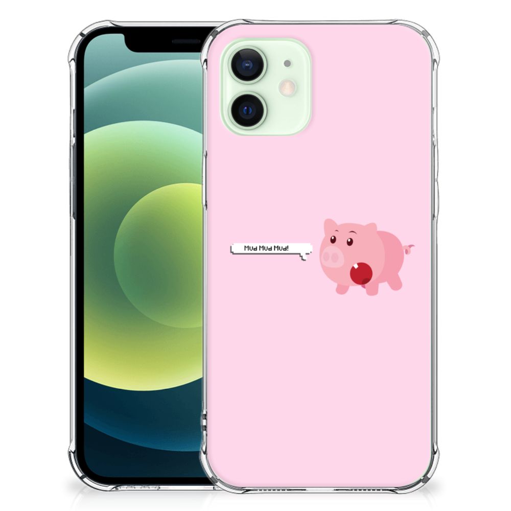 iPhone 12 Mini Stevig Bumper Hoesje Pig Mud B2C Telecom