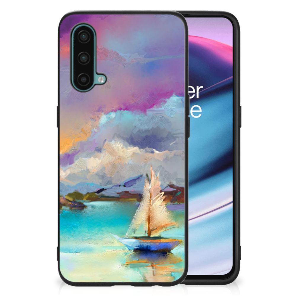 Kleurrijke Telefoonhoesje OnePlus Nord CE 5G Boat