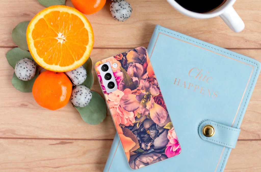 Samsung Galaxy S21 Plus TPU Case Bosje Bloemen B2C Telecom