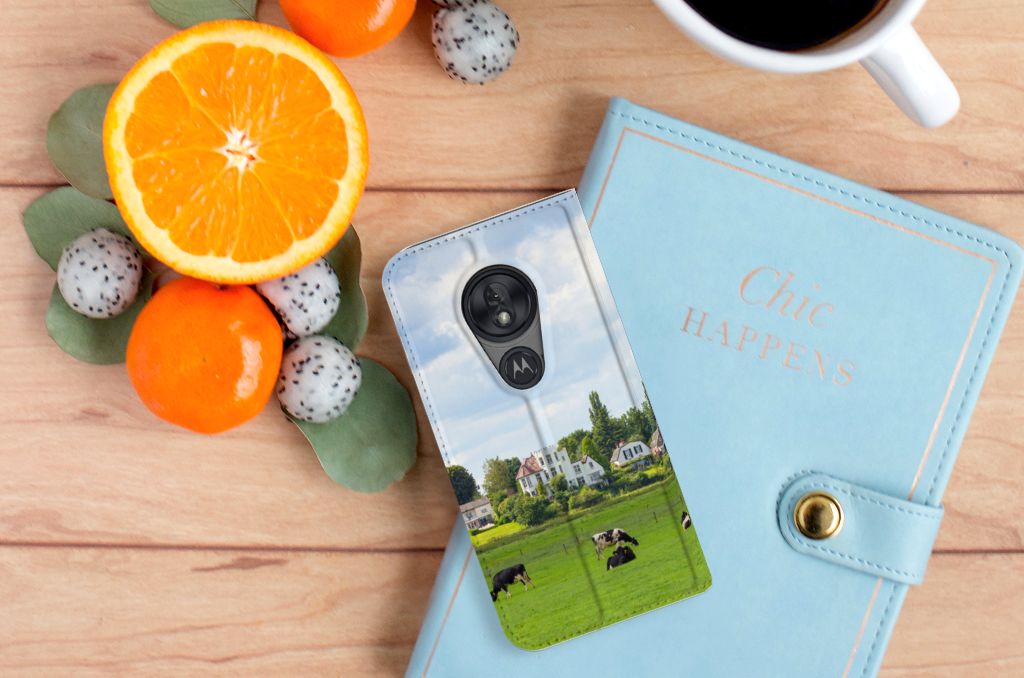 Motorola Moto G7 Play Hoesje maken Koeien - B2C Telecom