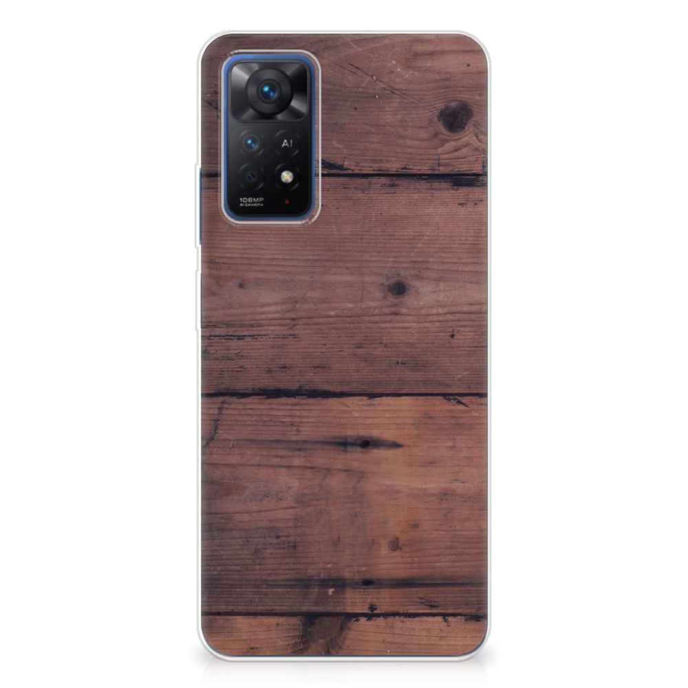 Xiaomi Redmi Note 11 Pro 5G Bumper Hoesje Old Wood