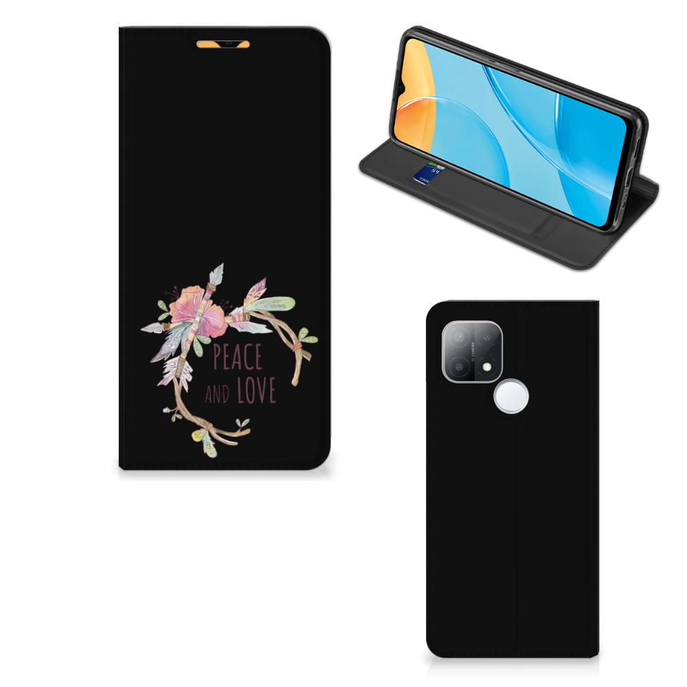 OPPO A15 Magnet Case Boho Text - B2C Telecom