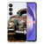 Samsung Galaxy A55 Siliconen Hoesje met foto Vintage Auto