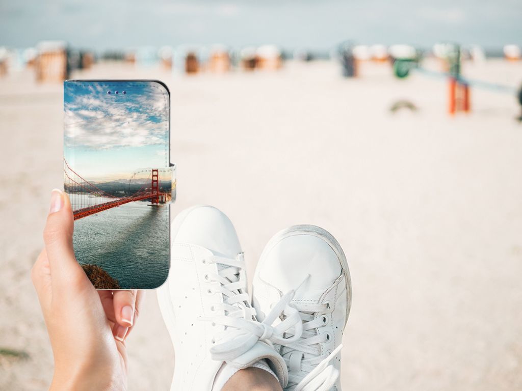 Samsung Galaxy S10e Flip Cover Golden Gate Bridge