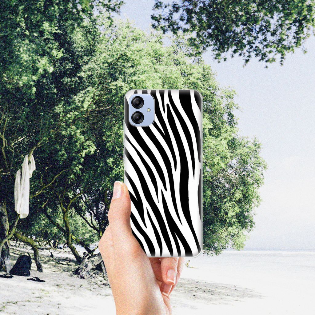 Samsung Galaxy A04e TPU Hoesje Zebra B2C Telecom