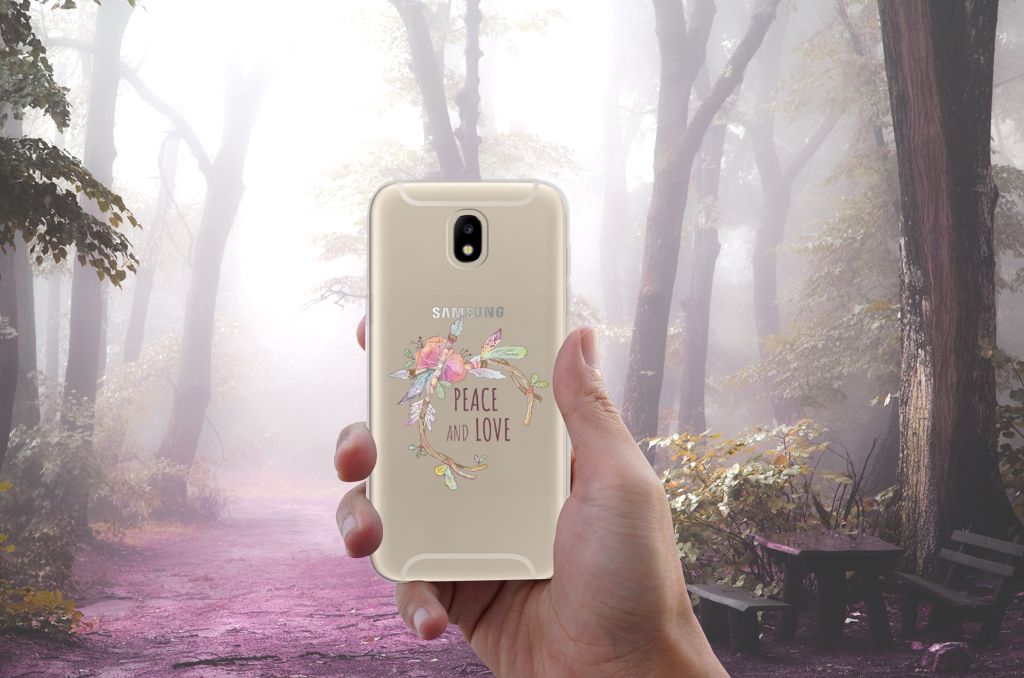 Samsung Galaxy J5 2017 Telefoonhoesje met Naam Boho Text
