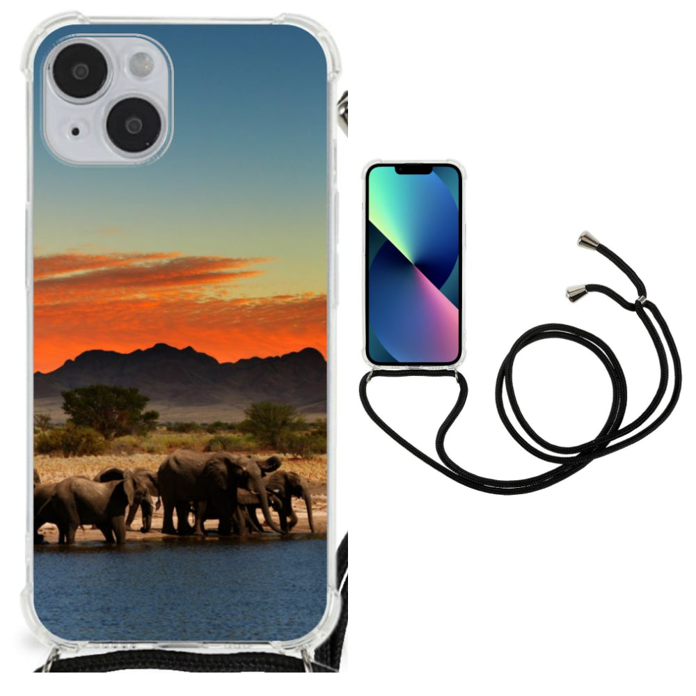 iPhone 14 Plus Case Anti-shock Olifanten