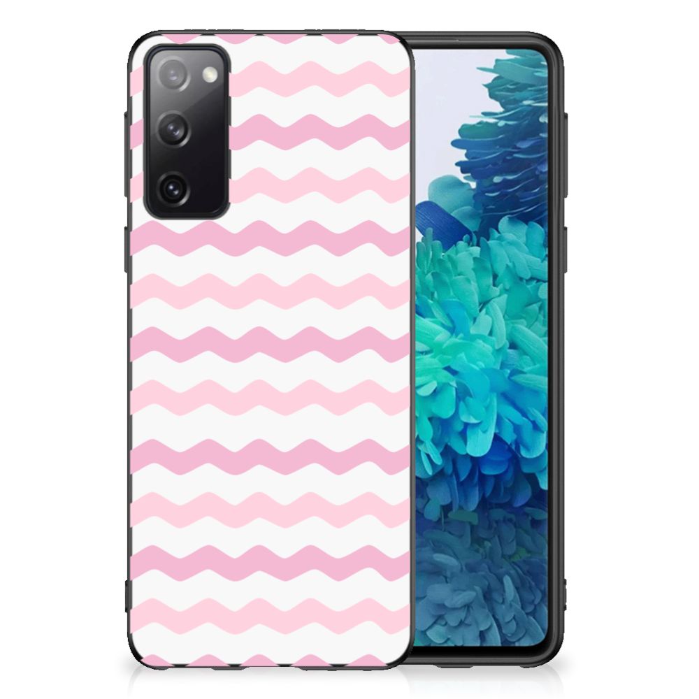 Samsung Galaxy S20 Bumper Case Waves Roze B2C Telecom