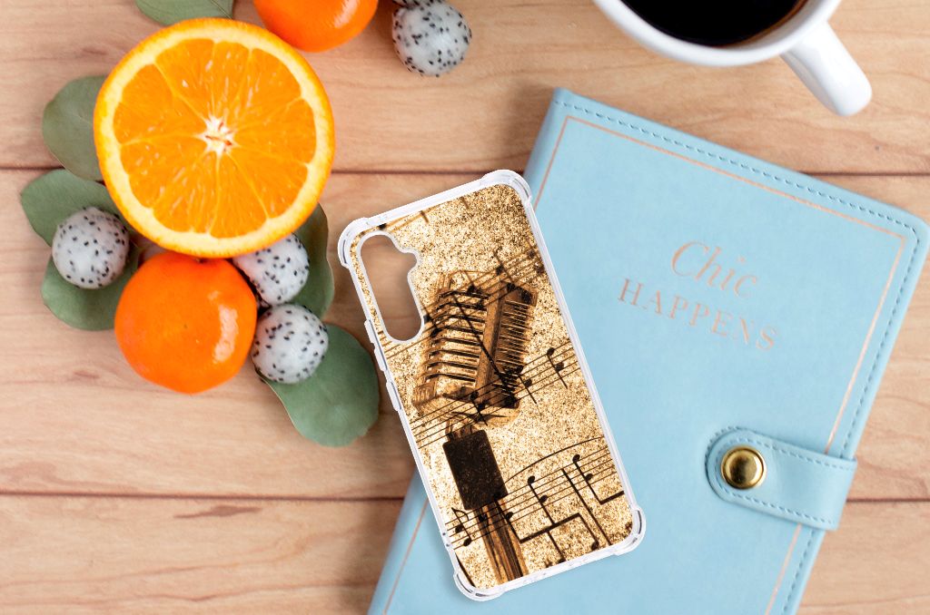 Samsung Galaxy A34 Anti-shock Hoesje met foto Bladmuziek B2C Telecom