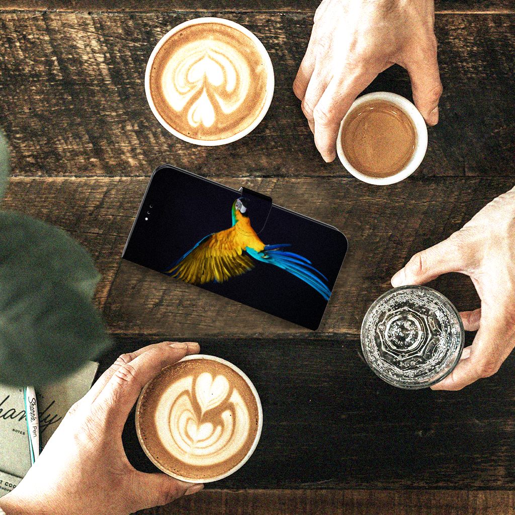 Xiaomi Redmi 9T | Poco M3 Telefoonhoesje met Pasjes Papegaai