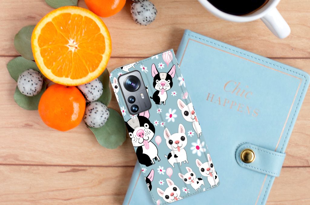 Xiaomi 12 Pro Hoesje maken Hondjes - B2C Telecom