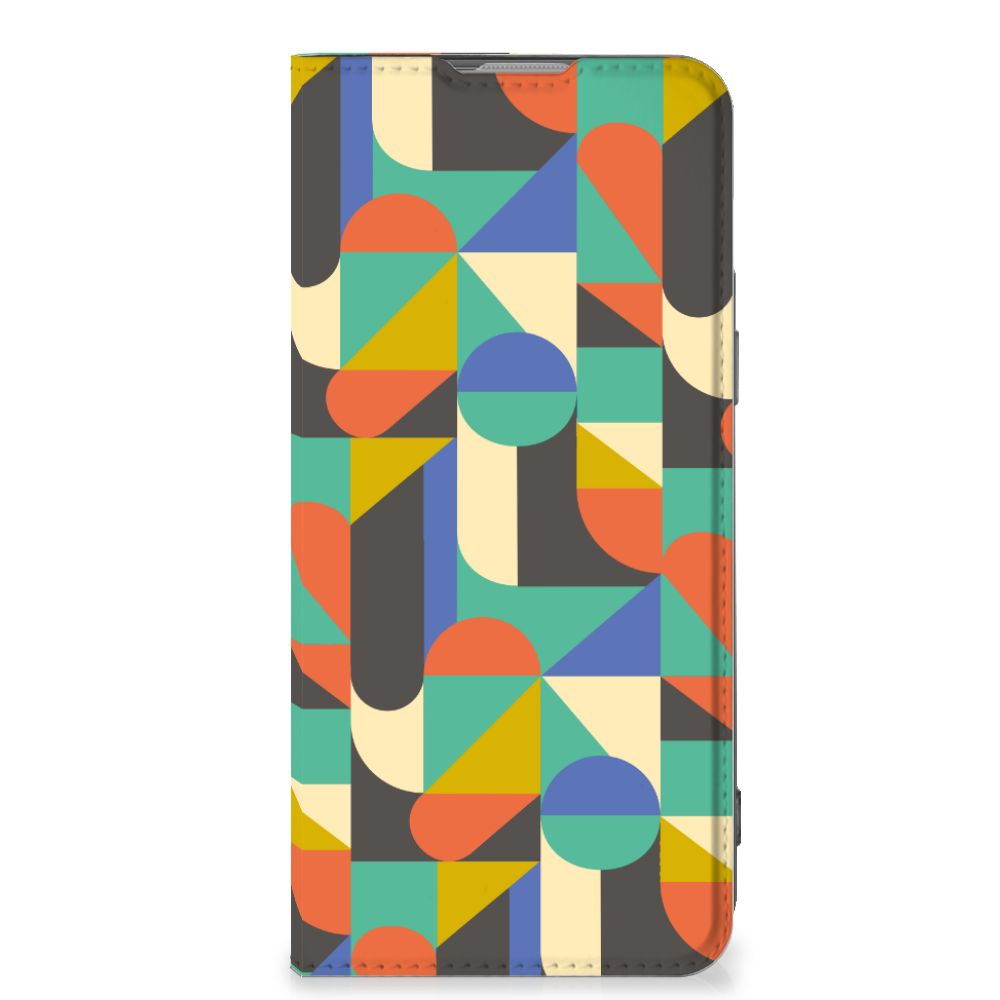 OnePlus Nord 2T Hoesje met Magneet Funky Retro - B2C Telecom