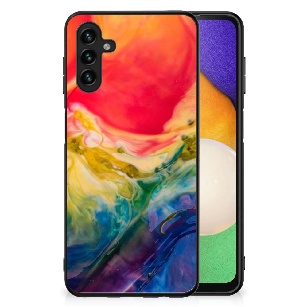 Kleurrijke Telefoonhoesje Samsung Galaxy A13 5G | A04s Watercolor Dark