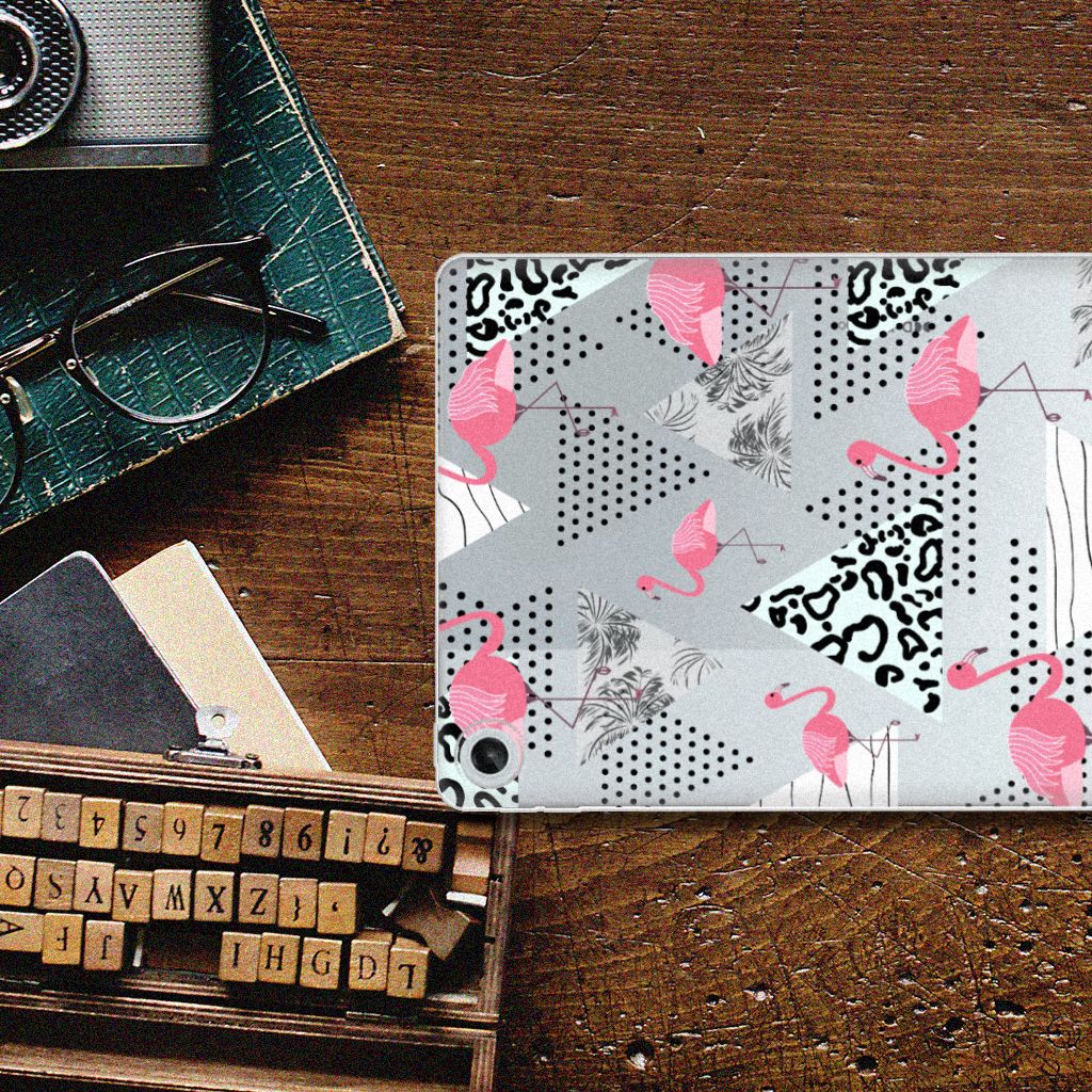 Lenovo Tab M10 Plus (3e generatie) Back Case Flamingo Triangle - B2C Telecom