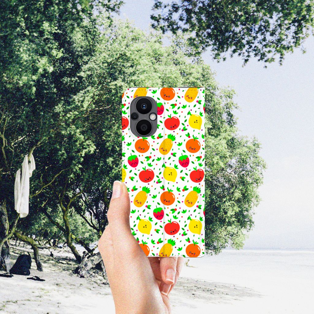 OPPO Reno8 Lite Flip Style Cover Fruits - B2C Telecom