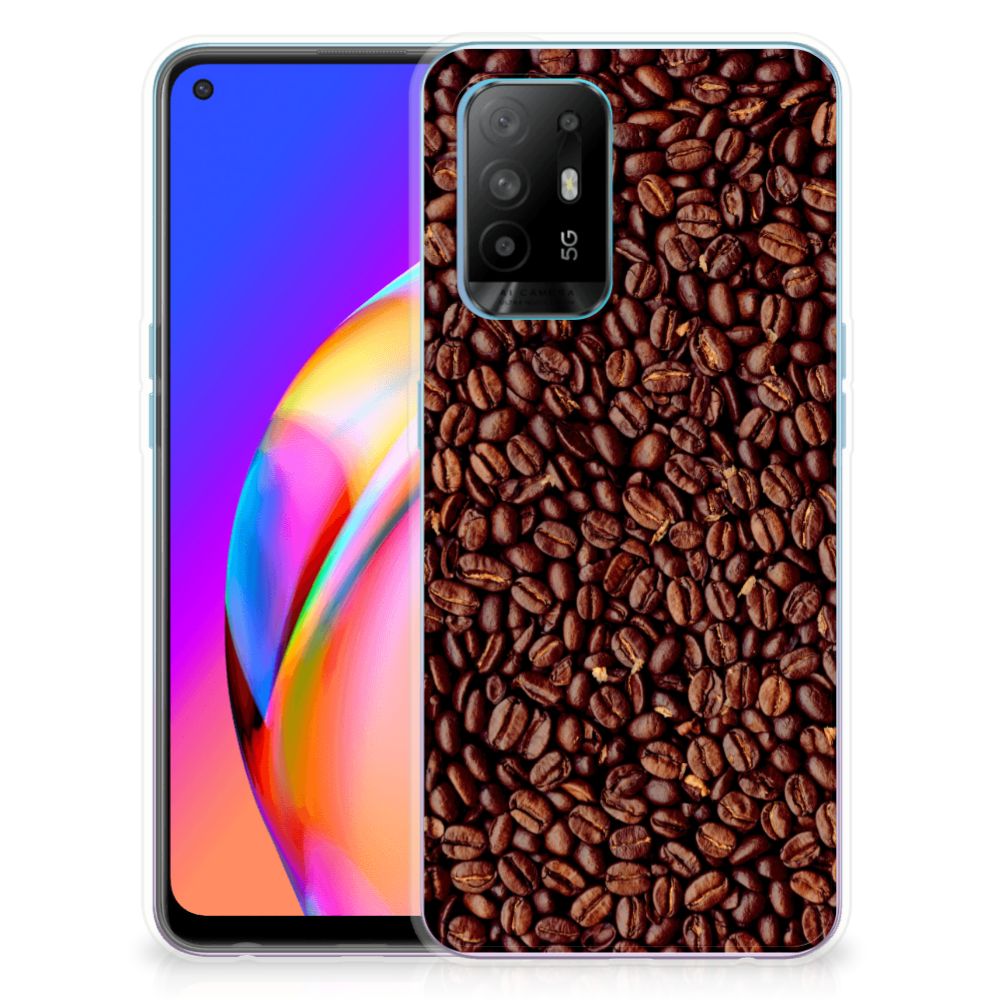 OPPO A94 5G | Reno5 Z Siliconen Case Koffiebonen B2C Telecom