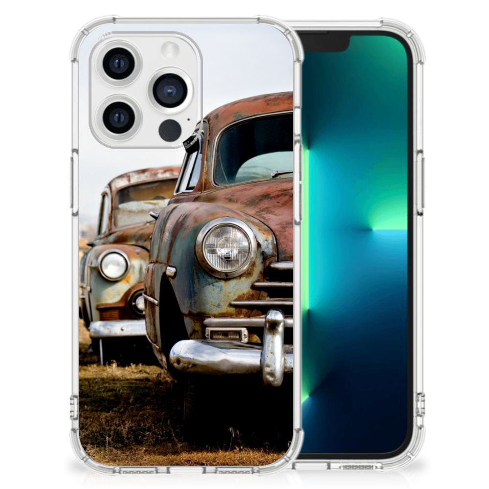 Apple iPhone 13 Pro Anti-shock Hoesje met foto Vintage Auto B2C Telecom