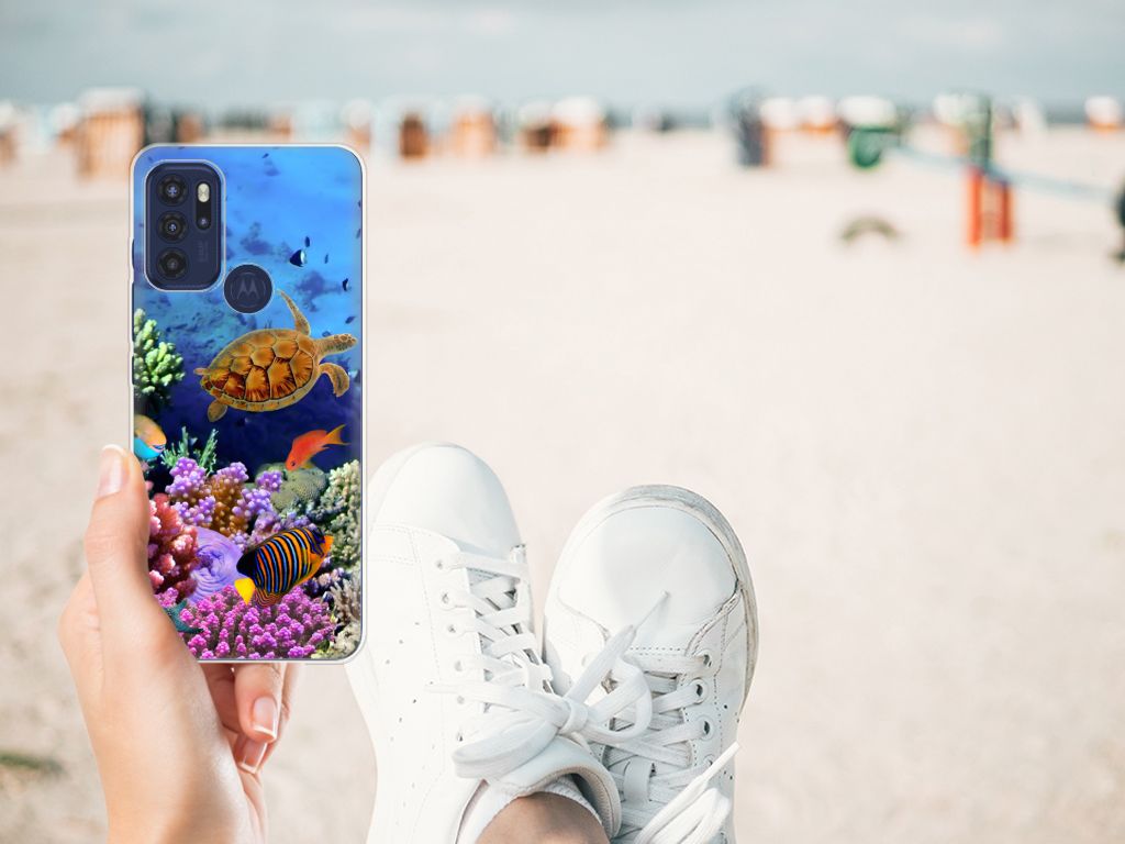 Motorola Moto G60s TPU Hoesje Vissen B2C Telecom