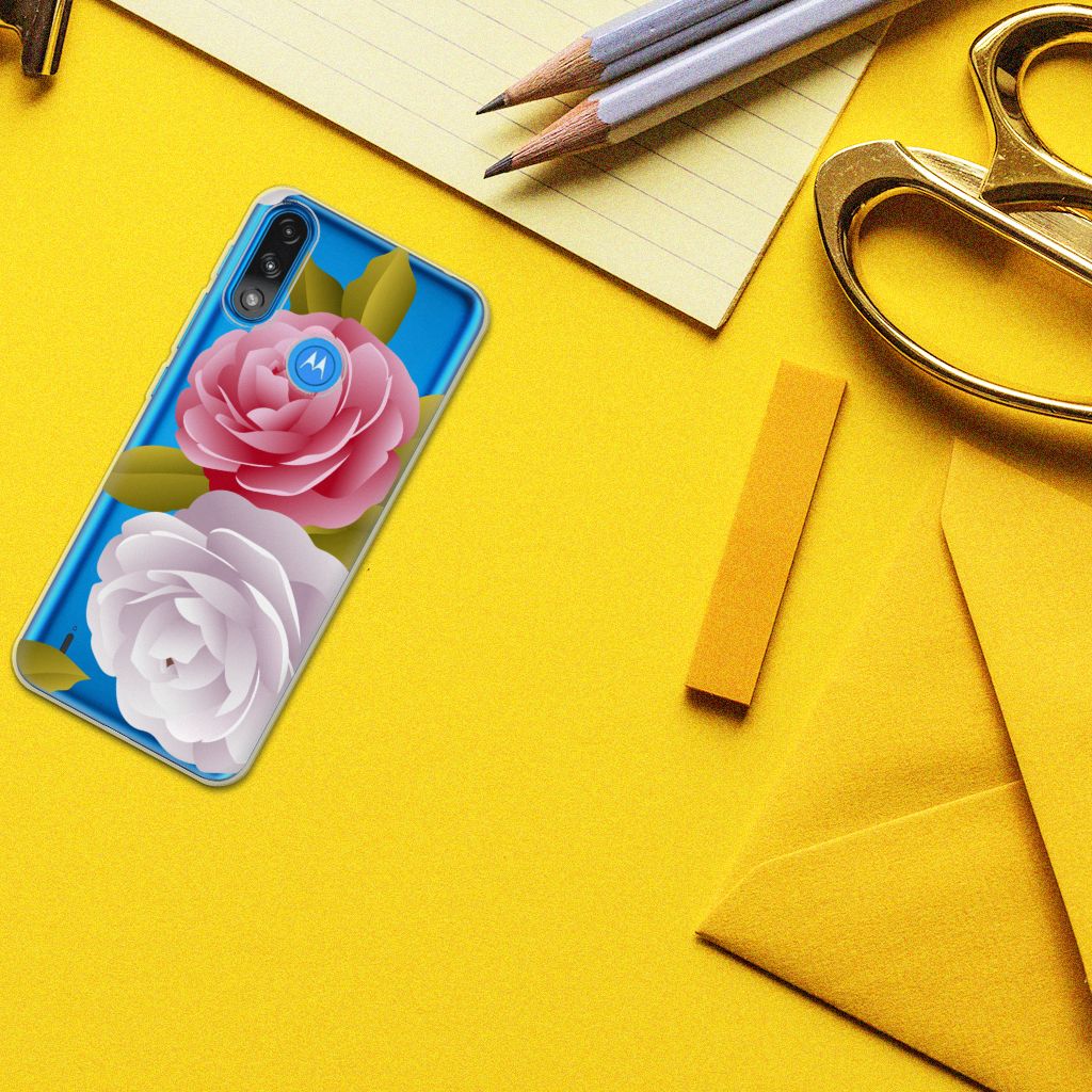 Motorola Moto E7/E7i Power TPU Case Roses B2C Telecom