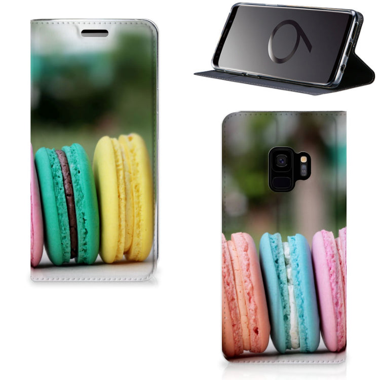 Samsung Galaxy S9 Flip Style Cover Macarons