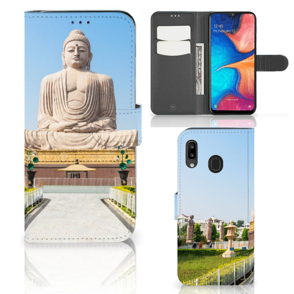 Samsung Galaxy A30 Flip Cover Boeddha
