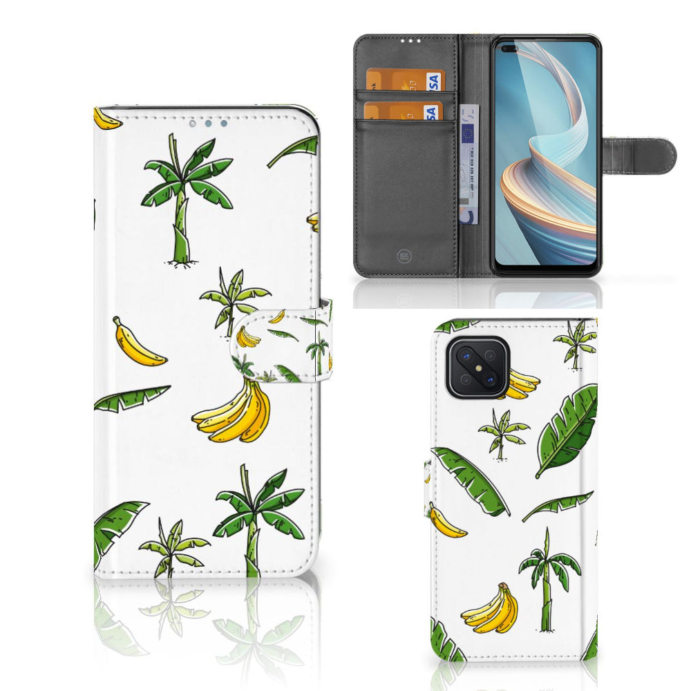 OPPO Reno4 Z Hoesje Banana Tree