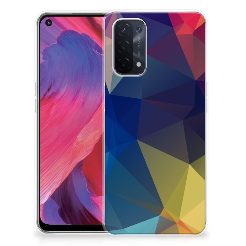 OPPO A93 5G TPU Hoesje Polygon Dark B2C Telecom