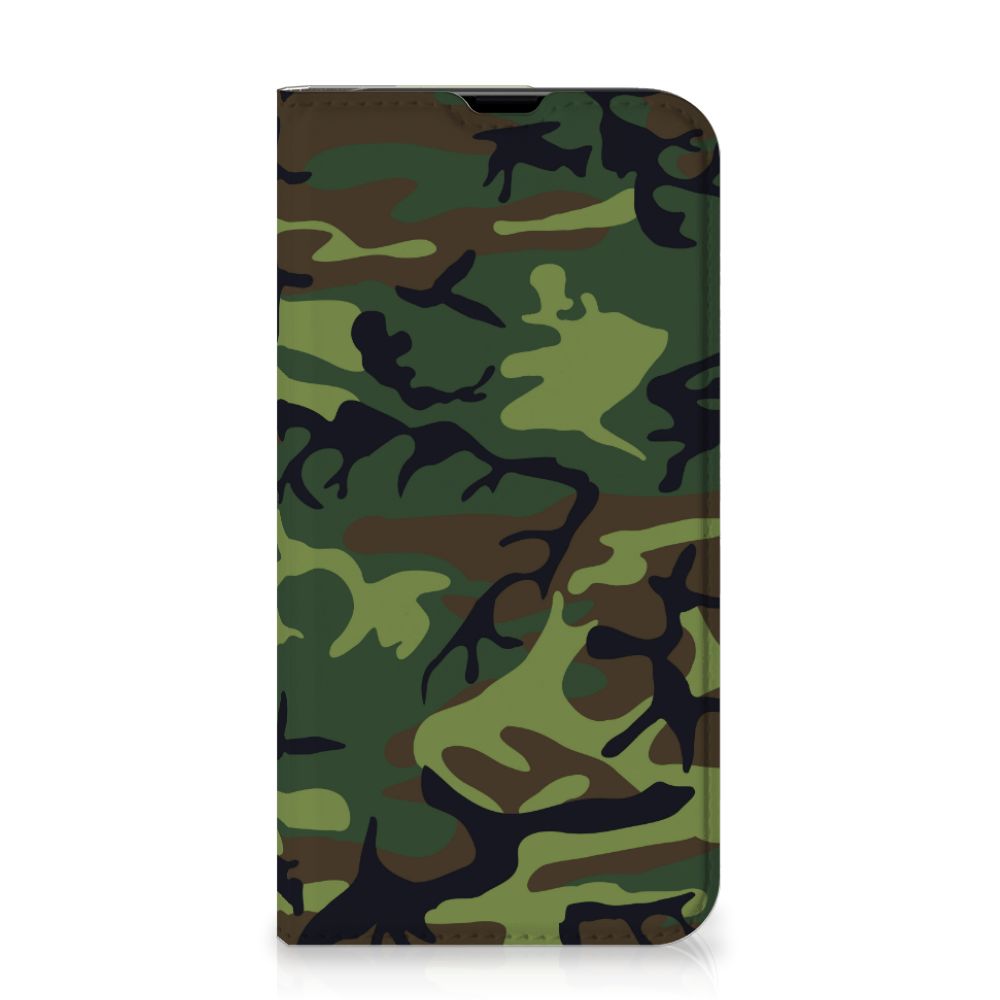 iPhone 13 Pro Hoesje met Magneet Army Dark - B2C Telecom