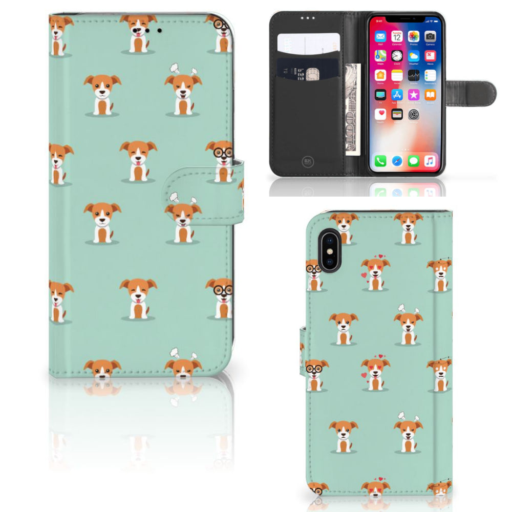 Apple iPhone Xs Max Telefoonhoesje met Pasjes Pups