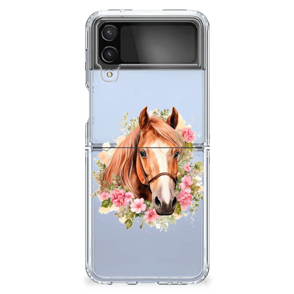 TPU Hoesje voor Samsung Galaxy Z Flip 4 Paard