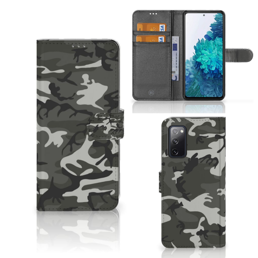 Samsung Galaxy S20 FE Telefoon Hoesje Army Light