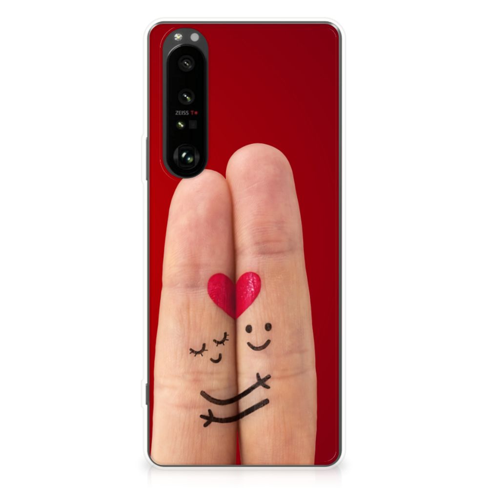 Sony Xperia 1 III Silicone Back Cover Liefde - Origineel Romantisch Cadeau B2C Telecom