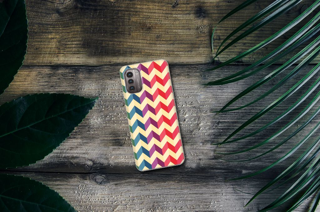 Nokia G21 | G11 TPU bumper Zigzag Multi Color B2C Telecom