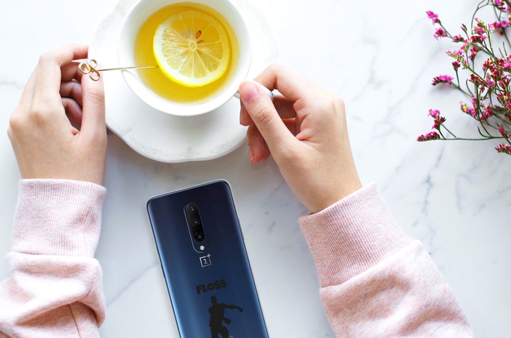 OnePlus 7 Pro Telefoonhoesje met Naam Floss