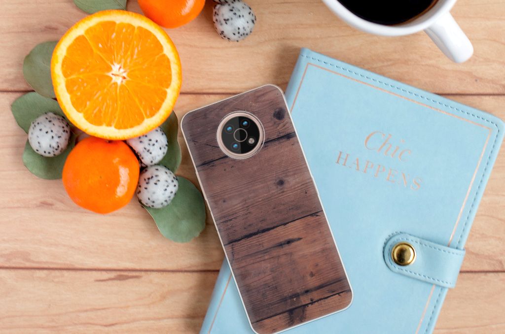 Nokia G50 Bumper Hoesje Old Wood B2C Telecom