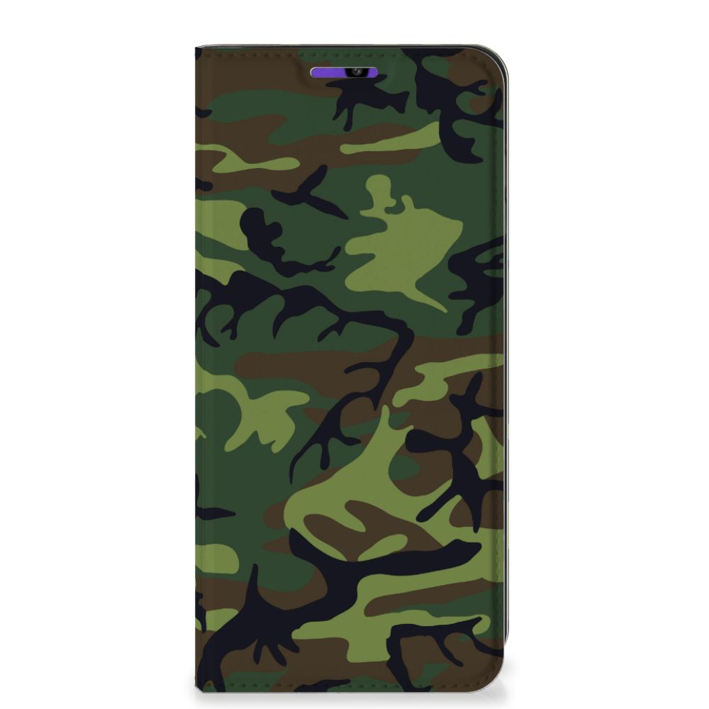 Samsung Galaxy A22 4G | M22 Hoesje met Magneet Army Dark - B2C Telecom