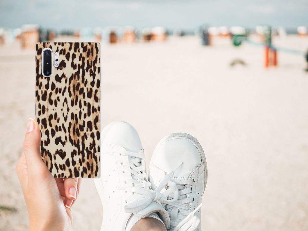 Samsung Galaxy Note 10 Plus TPU Hoesje Leopard