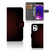 OPPO Find X5 Pro Telefoon Hoesje Geruit Rood met ruimte voor 3 pasjes en minimalistisch design