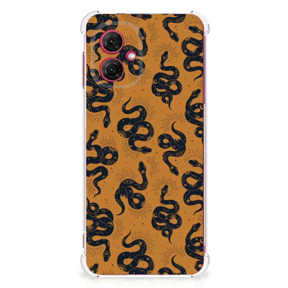 Case Anti-shock voor Motorola Moto G55 Snakes
