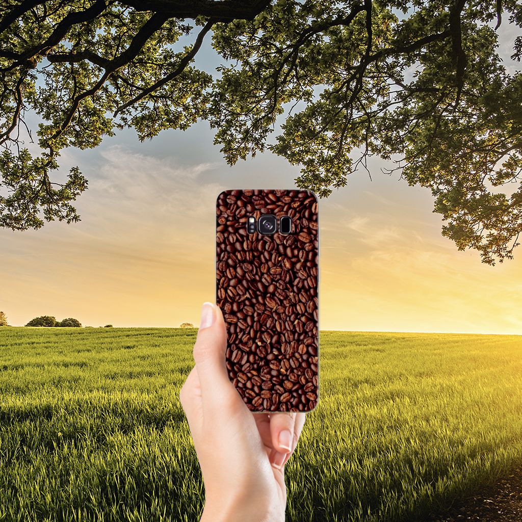 Samsung Galaxy S8 Plus Siliconen Case Koffiebonen