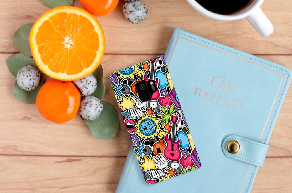 Samsung Galaxy S9 Hippe Standcase Punk Rock