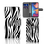 Samsung Galaxy A20e Telefoonhoesje met Pasjes Zebra