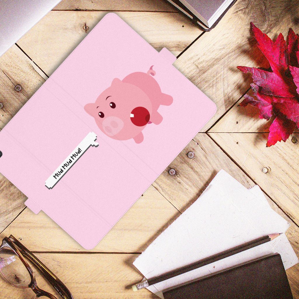 Samsung Galaxy Tab S6 Lite | S6 Lite (2022) Hippe Tablet Hoes Pig Mud