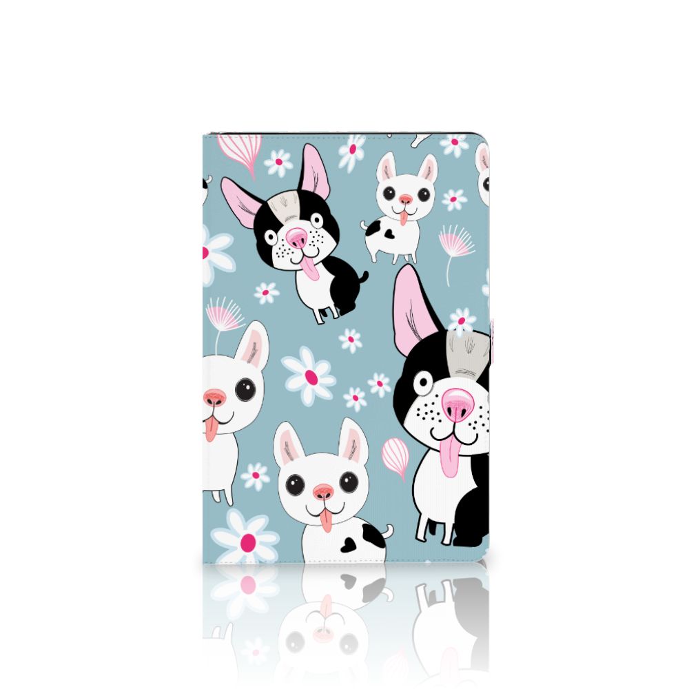 Samsung Galaxy Tab S7 FE | S7+ | S8+ Flip Case Hondjes