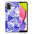 Silicone Back Case Samsung Galaxy A03S Angel Skull Blauw B2C Telecom